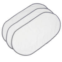 Alfombrillas Para Mudanzas Impermeables De Algodón Flanelina Perfectas Para Las Necesidades De Cambio De Pañales Blanco - details 0