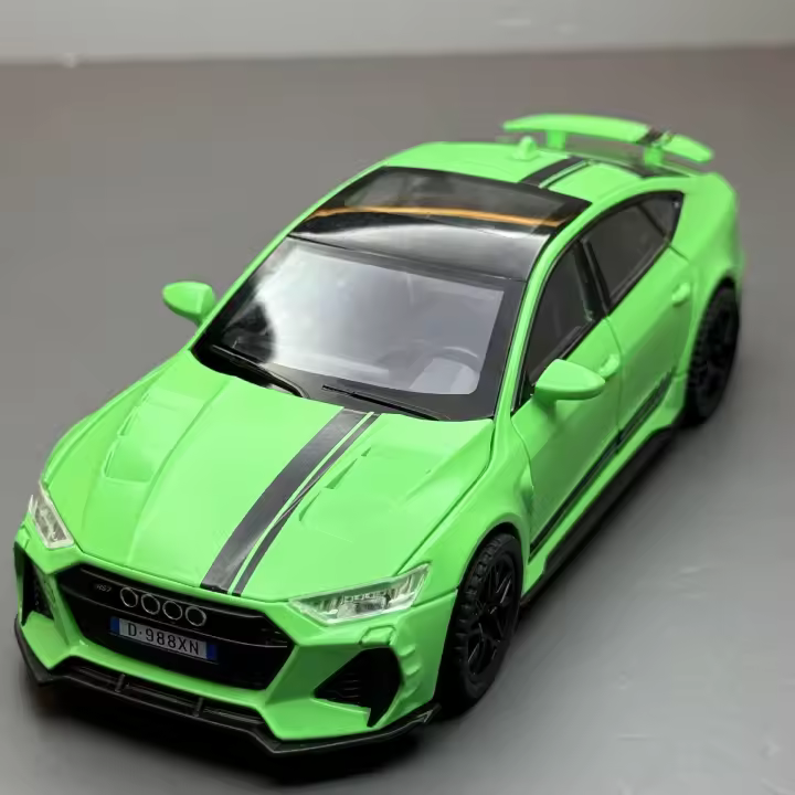 Coche Deportivo RS7 a Escala 1:32 Modelo De Aleación De Juguete Con Sonido Y Luz Para Colección Regalo Para Niños Y Novios - 1