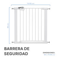 Ms - Barrera de Seguridad Autocierre de niños y Mascotas para Puertas y pasillos - - Máxima Polivalencia de 75 a 82 cm - Fácil de Instalar - details 4