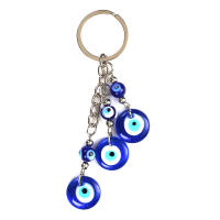 Llavero De Ojo De Suerte Con Mano De Fatima Y Mariposa Azul Para Coche Llavero Turco Con Ojo Maligno Para Hombres Y Mujeres Joyería EY138 - details 34