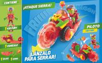 SUPERTHINGS KAZOOM POWER – Combat Vehicle Kid Fury. Vehículo de combate de Kid Fury de la serie de TV “Superthings Kazoom Power”. Contiene 1 Combat Vehicle, 1 Kid Fury exclusivo, 1 arma y 1 accesorio - details 1