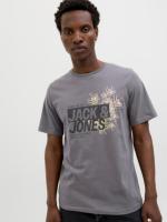 Jack & Jones SS25 Hombre Pack 2 Camisetas de Algodón Mod JJjaxon TEE CREW logo estampado Moda Casual Informal REF 269390 - details 5