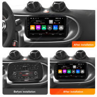Nuevo Reproductor Multimedia Android Para Coche Mercedes Benz Smart 453 Fortwo 2014-2020 Navegación GPS RDS Estéreo Carplay Y Android Auto Con Pantalla Táctil De 9 Pulgadas RAM 2G ROM 32G - details 0