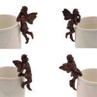 Decoración De Resina Para Jardín Fae Girl Colgante De Taza Combinación De Flor Borde De Canasta Ornamento Para Maceta - details 5