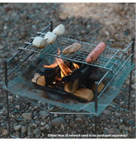 Red De Barbacoa De Acero Inoxidable Para Camping Y Picnics CAMPINGMOON J Series Tamaño Grande Mediano Y Pequeño Malla Cuadrada - details 9