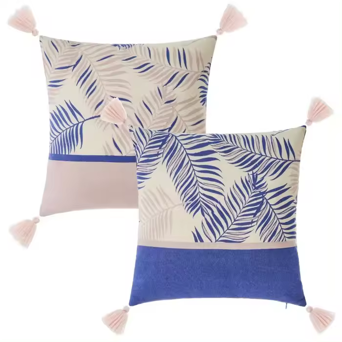 STARLEY-SET 2 COJÍN TEJIDO PLANO  IMPRESO VERY 45 X 45 CM, CON RELLENO - 1