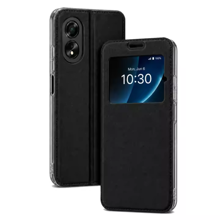 Funda Para Oppo A18 / A38 4G Negro Libro Ventana TODOBARATO 24HORAS - 1