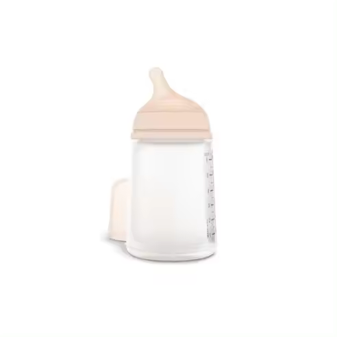 SUAVINEX BIBERÓN ANTICÓLICO ZERO-ZERO SILICONA FLUJO MEDIO 270 ML - 1