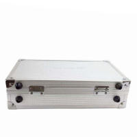 Caja De Herramientas Portátil De Aluminio 30x17x8cm Estuche De Seguridad Para Exteriores Caja De Instrumentos Con Esponja Almacenamiento De Hardware - details 5