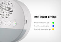 Máquina De Ruido Blanco Portátil Para Bebé Con Despertador Timer Recargable Juguete De Sueño Con Luz Nocturna Para Ayudar a Dormir - details 12