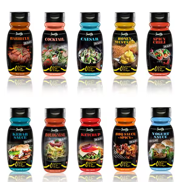 Salsas y siropes servivita (320ml) - Servivita *todos los sabores* / Bajas en calorías - 1