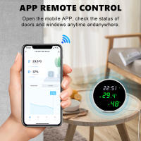 Sensor De Temperatura Y Humedad Inteligente Tuya USB Monitoreo Remoto Por App Para El Hogar Inteligente Compatible Con Alexa Y Google Assistant - details 6