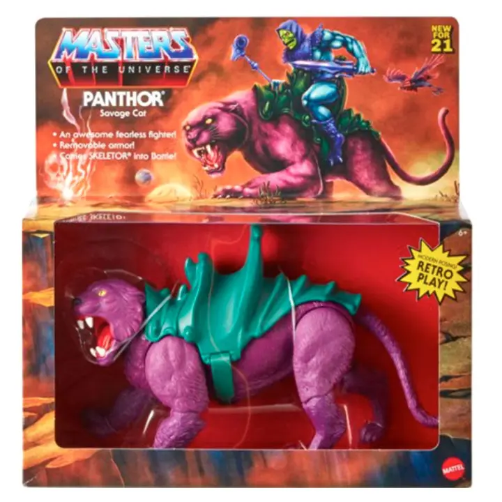 Figura Panthor Masters of the Universe Origins 23cmFigura  Coleccionable - Idea de Regalo- Mercancia Oficial - Juguetes para Niños y Adultos - Movies Fans - Muñeco para Coleccionistas y Exposición - 1