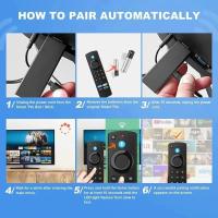Control Remoto De Voz Bluetooth Para Fire TV Stick 4K Max 3er Gen Stick Lite Cube Compatible Con Alexa Repuesto Inteligente Para TV - details 2