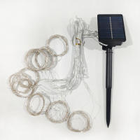 1 Pc Luces Solares Para Cortinas 300/200/100 LEDs Impermeables Para Exteriores E Interiores Decoración De Navidad Y Año Nuevo - details 4
