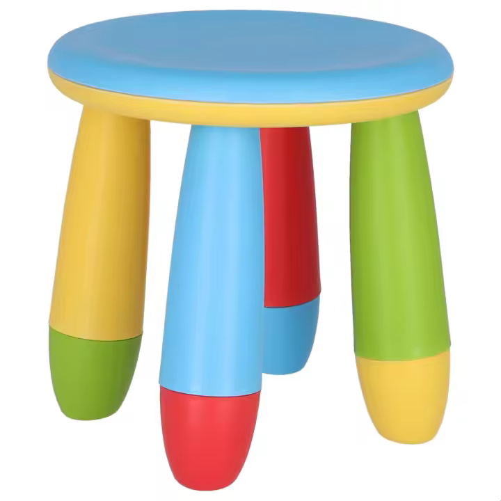 Taburete Infantil Azul Resistente Plástico - 1