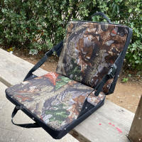 Cojín de algodón grueso para estadio al aire libre, cojín plegable con camuflaje de hojas, cojín de algodón grueso para caza al aire libre - details 4