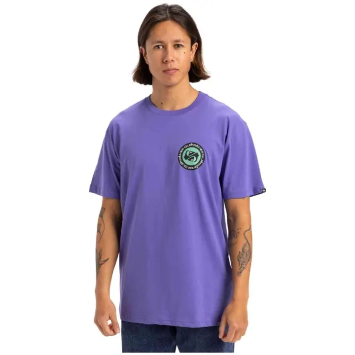 Camisetas marca Quiksilver modelo Eqyzt08054-Pmg0 para hombre en color lila - 1