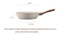 Sartén Antiadherente Para Estofado Y Panqueques Apto Para Inducción Y Fogón De Gas Cocina Ecológica De Acero Inoxidable 28cm - details 11