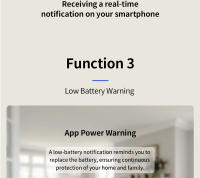 Alarma Detectora de Humo y Monóxido de Carbono con Batería，Tuya Smart Co Detector de humo, alarma de monóxido de carbono, Sensor de sonido PIR, WiFi, versión 2 en 1, salón, habitación, cocina, tienda - details 19