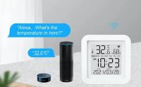 Sensor De Temperatura Y Humedad WIFI Tuya Para Hogar Inteligente Compatibilidad Con Alexa Y Google Assistant Medidor De Temperatura Y Humedad Preciso Rango 0℃~60℃ Y 0% RH~99% RH - details 6