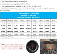 Der Blade Repuesto 7 para Cuchilla Extractora Ninja Pro Compatible con Nutri Ninja Car iQ BL480 BL481 BL482-30 BL487 BL492 con Goma de Silicona - details 1