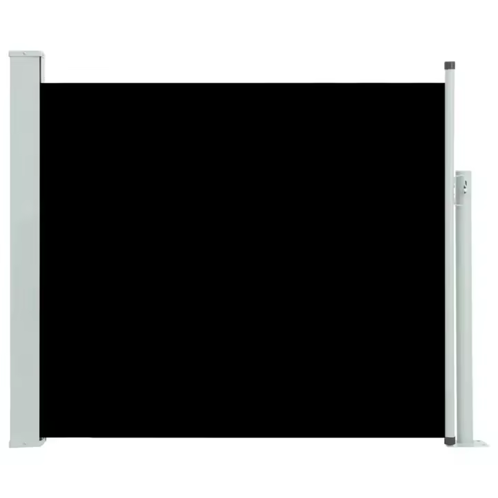 Toldo lateral retrácthil de Jardín Negro 100x300 cm - 1