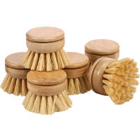 Cepillo De Lavado De Cocina Hecho De Bambú Natural Cepillo De Limpieza Para Ollas Y Estufa Cabeza De Limpieza Ambientalmente Amigable - details 7