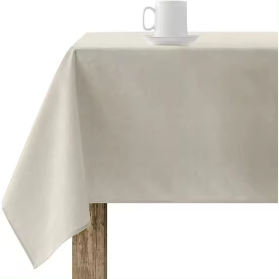 BL BELUM - Mantel 180x180 cm resinado antimanchas- mantel impermeable NO Hule- mantel Tejido 100% algodón orgánico- mantel liso tacto algodón - Mantel Elegante Made By BL BELUM - Mantel No traspasan Líquidos Made Spain - 1