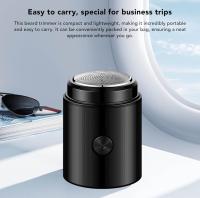 Mini Recortadora de Barba Eléctrica - Gran Nitidez - mini maquina de afeitar Portátil konka - Negra - perfecta para Viajes - details 0