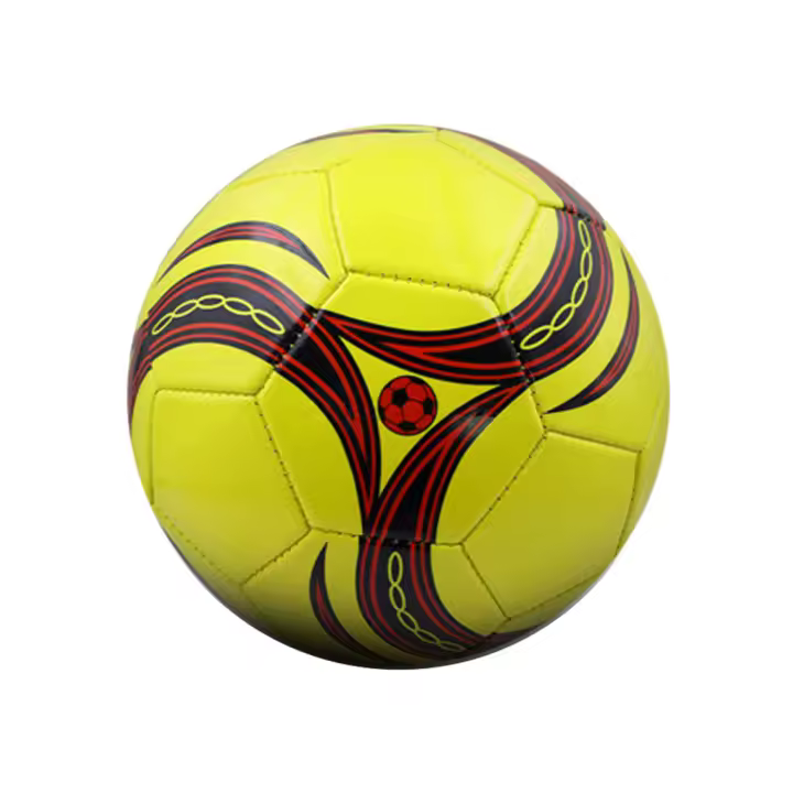 Bola De Fútbol PVC De Juego Y Entrenamiento Para Diversión Y Equipo Durabilidad Excepcional Bola De Fútbol Gold No.5 - 1