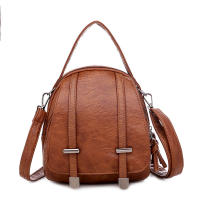 Bolso De Hombro Pequeño Para Mujer En Cuero PU Suave Vintage Moda Cruzado Bolso De Mano Para Teléfono Móvil Con Cierre De Cremallera - details 1
