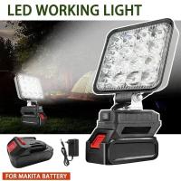 Luz LED Portátil Para Batería Makita 4In Spot De Mano Sin Cable Para Trabajo Al Aire Libre Pesca Y Emergencias Herramienta No Incluye Batería Ni USB - details 0