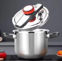 Olla a Presión de Acero Inoxidable – 3L / 4L / 6L / 8L, para Cocina Doméstica y Profesional, Estilo Alemán - details 5