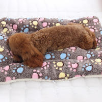 Cama De Perro Suave Invierno Caliente Alfombra Para Pequeños Medianos Grandes Mascotas Estampado Lindo Edredón De Mascotas Suministros Para Mascotas - details 1
