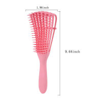Cepillo Desenredante Para Pelo Cepillo De Masaje Capilar Ideal Para Pelo Grueso Húmedo Y Seco Herramienta De Peluquería - details 1