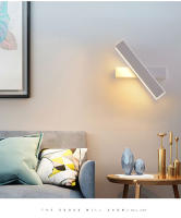 Lámpara De Pared LED Giratoria Creativa Para Dormitorio Y Sala De Estar Iluminación Nocturna Personalizada Simple Para Lectura Y Decoración De Hoteles - details 7