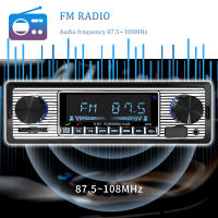 Hippcron Radio De Coche 1 DIN Estéreo FM Bluetooth Reproductor De Música MP3 Con Entrada USB/SD Y Auxiliar Para Teléfono Móvil - details 1