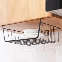 Cesta De Almacenamiento Para Cocina Y Baño Sin Perforar Cesta Colgante De Hierro Para Organizar Espacios Domésticos - details 0