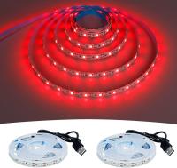 Tira De Luces LED DC 5V USB Luz Blanco Cálido 2835 Para Decoración De Habitaciones Luz De Fondo Para TV Y Espejos - details 2