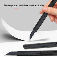 Cuchillo De Utilidad 9mm Con Corte De Snap off Para Manualidades Y Corte De Papel Estación De Desempaque Portátil Herramienta DIY - details 6