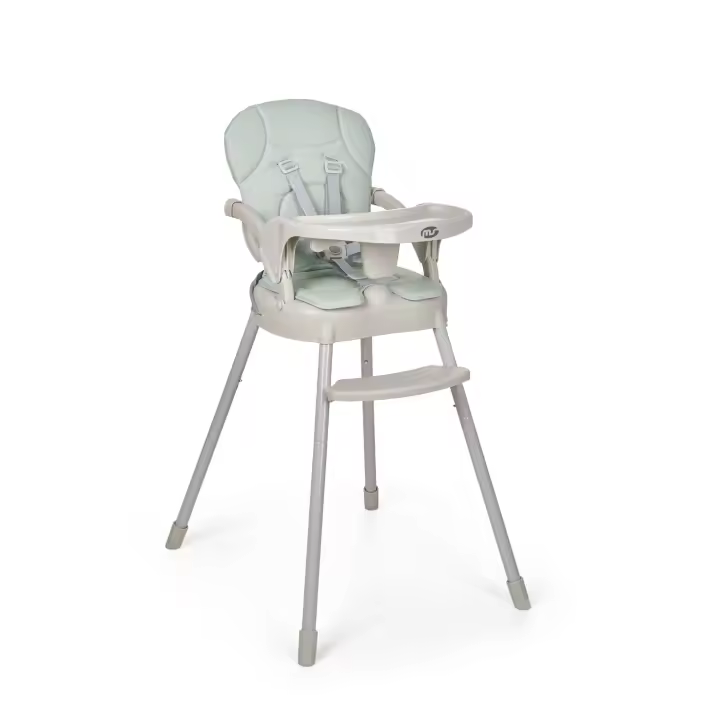 MS TRONA BEBE BELLY 3 EN 1 CON ACOLCHADO ROSA/ GRIS/ VERDE  plegable y transportable - 1