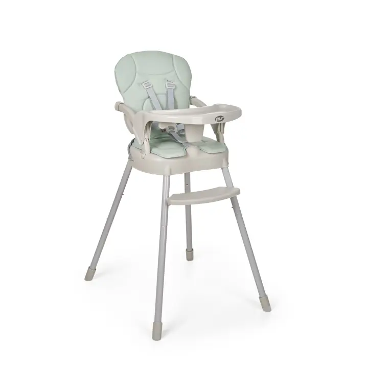 MS TRONA BEBE BELLY 3 EN 1 CON ACOLCHADO ROSA/ GRIS/ VERDE  plegable y transportable - 1