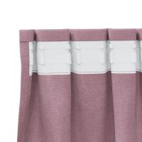 Cortinas Blackout de vidaXL con cinta superior 2 pcs de terciopelo rosa oscuro - details 3