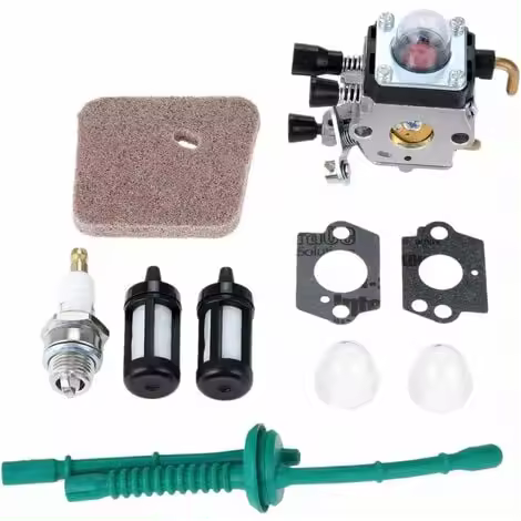 Kit de carburador de línea de combustible para desbrozadora STIHL FS38 FS45 FS55 - 1