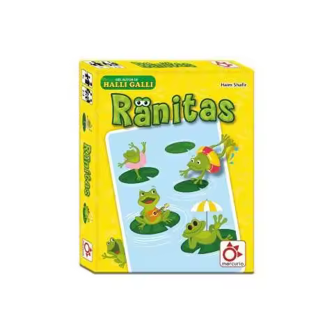 Juego de Mesa Ranitas -Juegos Mercurio- Mercurio    Juego, mesa, entretenimiento, diversión, familia, amigos, estrategia, tablero, cartas, retos, equipos, creatividad, clásico, moderno, temático, dinámico, competitivo - 1