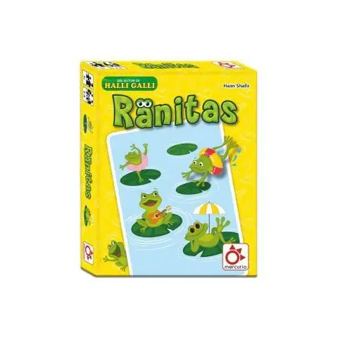 Juego de Mesa Ranitas -Juegos Mercurio- Mercurio    Juego, mesa, entretenimiento, diversión, familia, amigos, estrategia, tablero, cartas, retos, equipos, creatividad, clásico, moderno, temático, dinámico, competitivo - 1