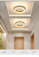 Luces De Techo LED Minimalistas Modernas Para Pasillo Sala De Estar Iluminación Nórdica Luces De Balcón Spot De Canal Incluye Bombillas Fuente De Alimentación AC - details 9