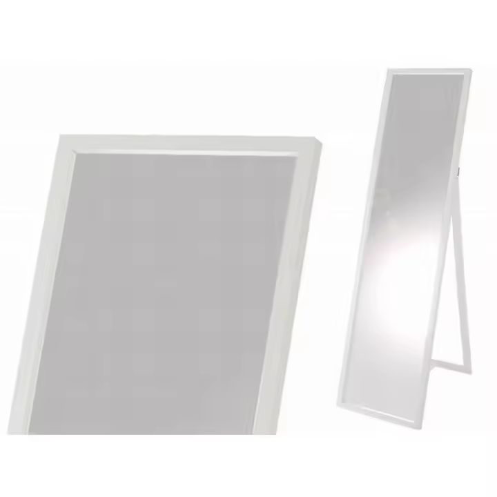 Gerimport Espejo de pie Blanco 33 x 4 x 123 cm decoración hogar - 1