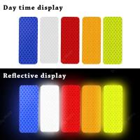 Adhesivos Reflectorizados Para Casco 10Pcs Seguridad Nocturna Para Motocicleta Bicicleta Snowboarding Y Equipamiento Deportivo - details 5